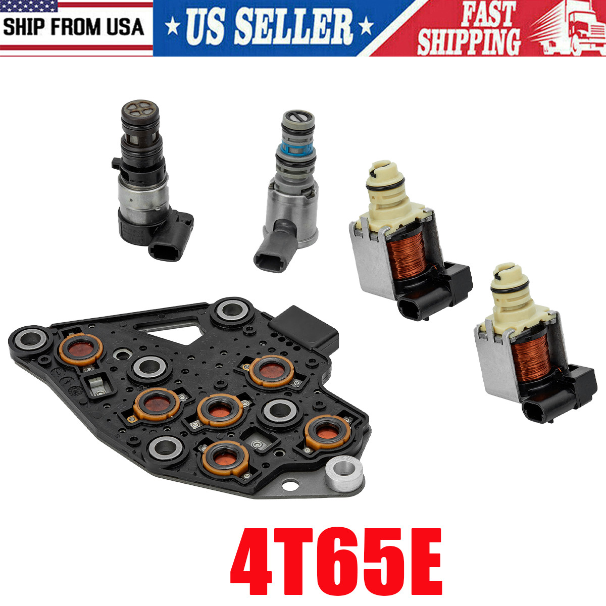 4T65-E 4T65E TRANSMISSION SOLENOID KIT EPC SHIFT TCC FOR BUICK PONTIAC 1997-2002