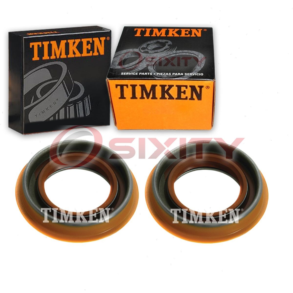 2 pc Timken Transmission Output Shaft Seals for 1990-1995 Pontiac Trans kw