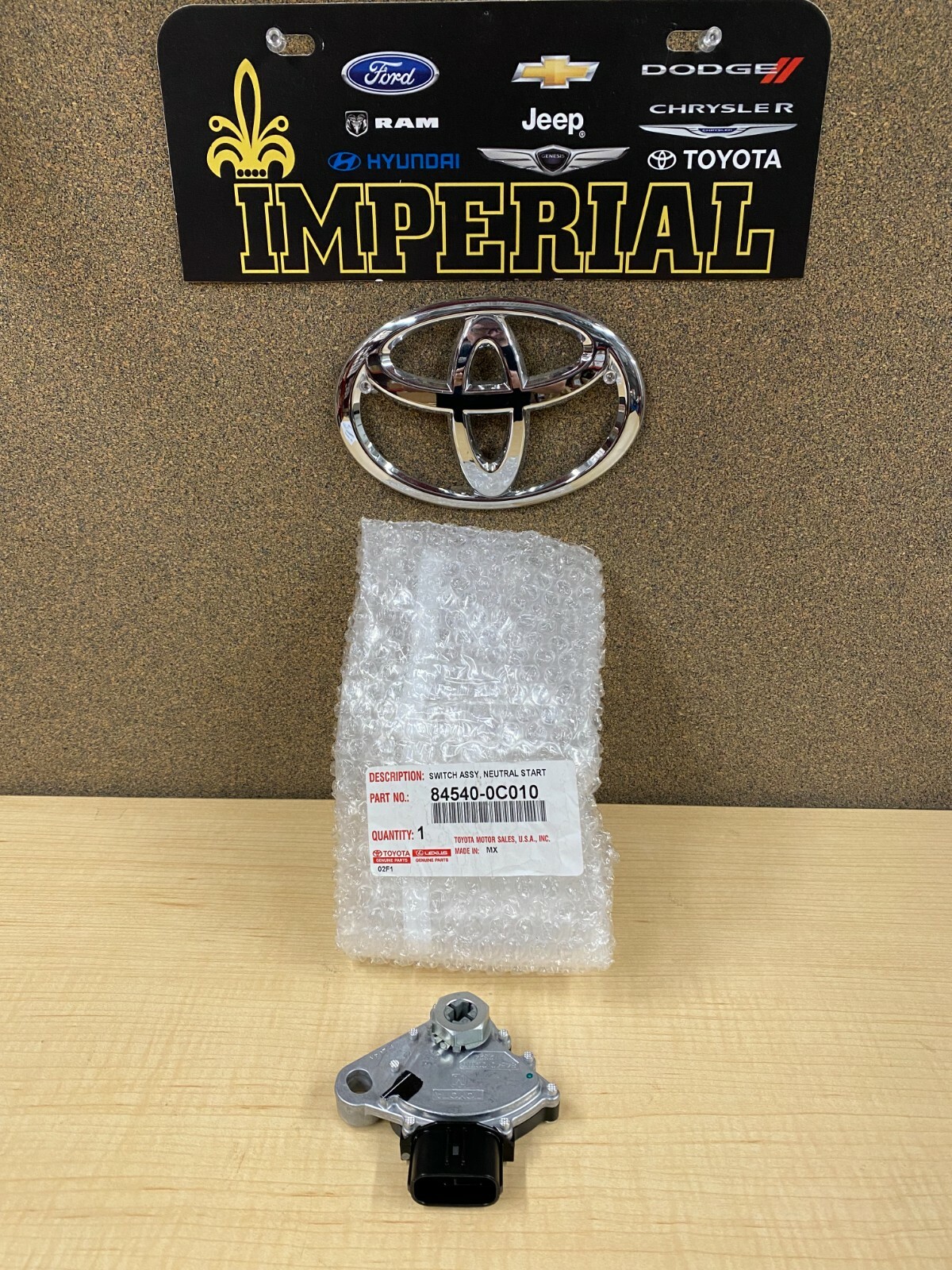 2007-2021 TOYOTA TUNDRA GENUINE NEW OEM NEUTRAL SAFETY SWITCH RANGE SENSOR