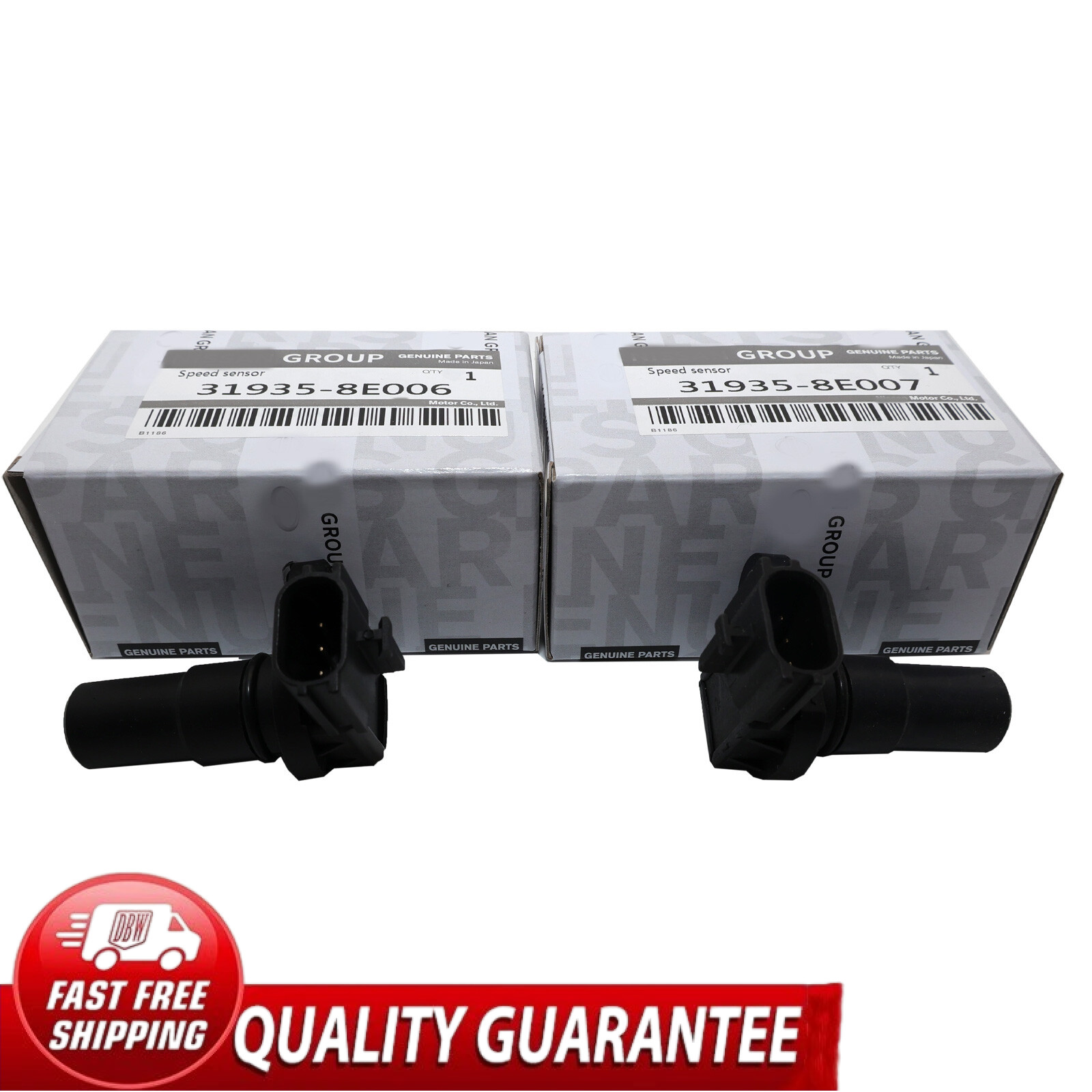Transmission Input/Output Speed Sensors For Nissan Infiniti Set of 2 US