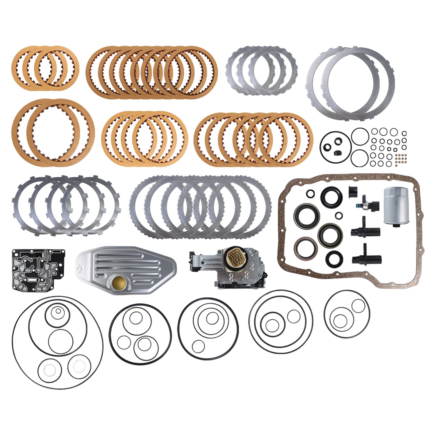 Transmissions Master Rebuild Kit Filter Friction Steel for 45RFE 545RFE 65RFE us