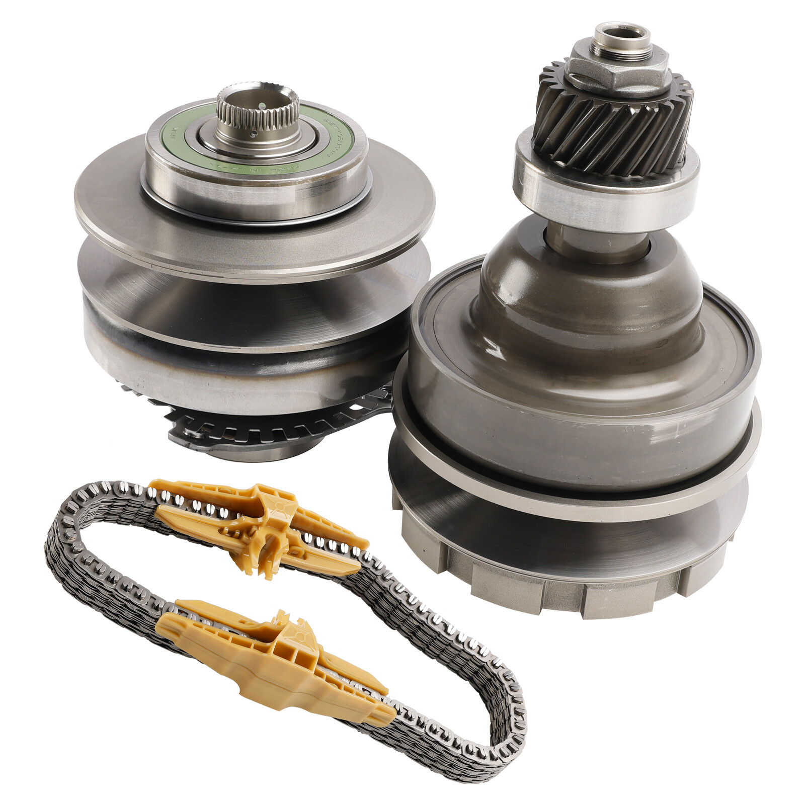 RE0F10A JF011E Transmission CVT Pulley With Belt+Chain ＆ Rebuild Kit for NISSAN