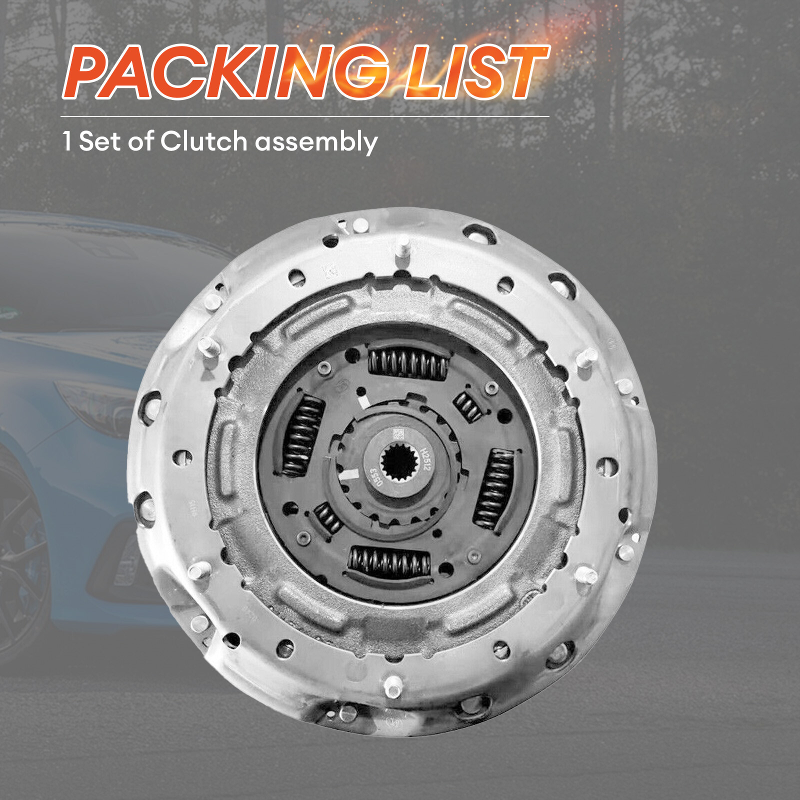 DPS6 6DCT250 Auto Transmission Dual Clutch Kit 602000800 For Ford Focus Fiesta