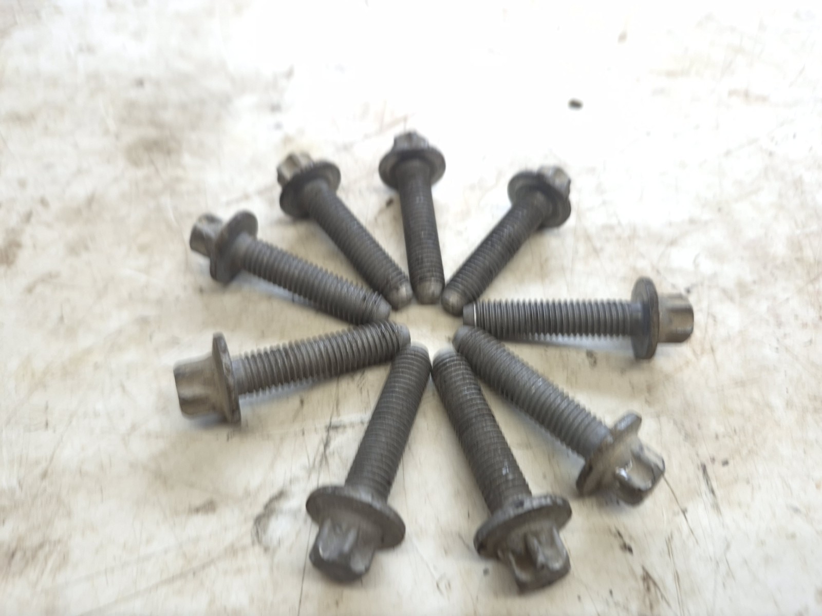 2009-11 Ford F150 XLT Aluminum Transfer Case Star Head Bolts Set Of 9