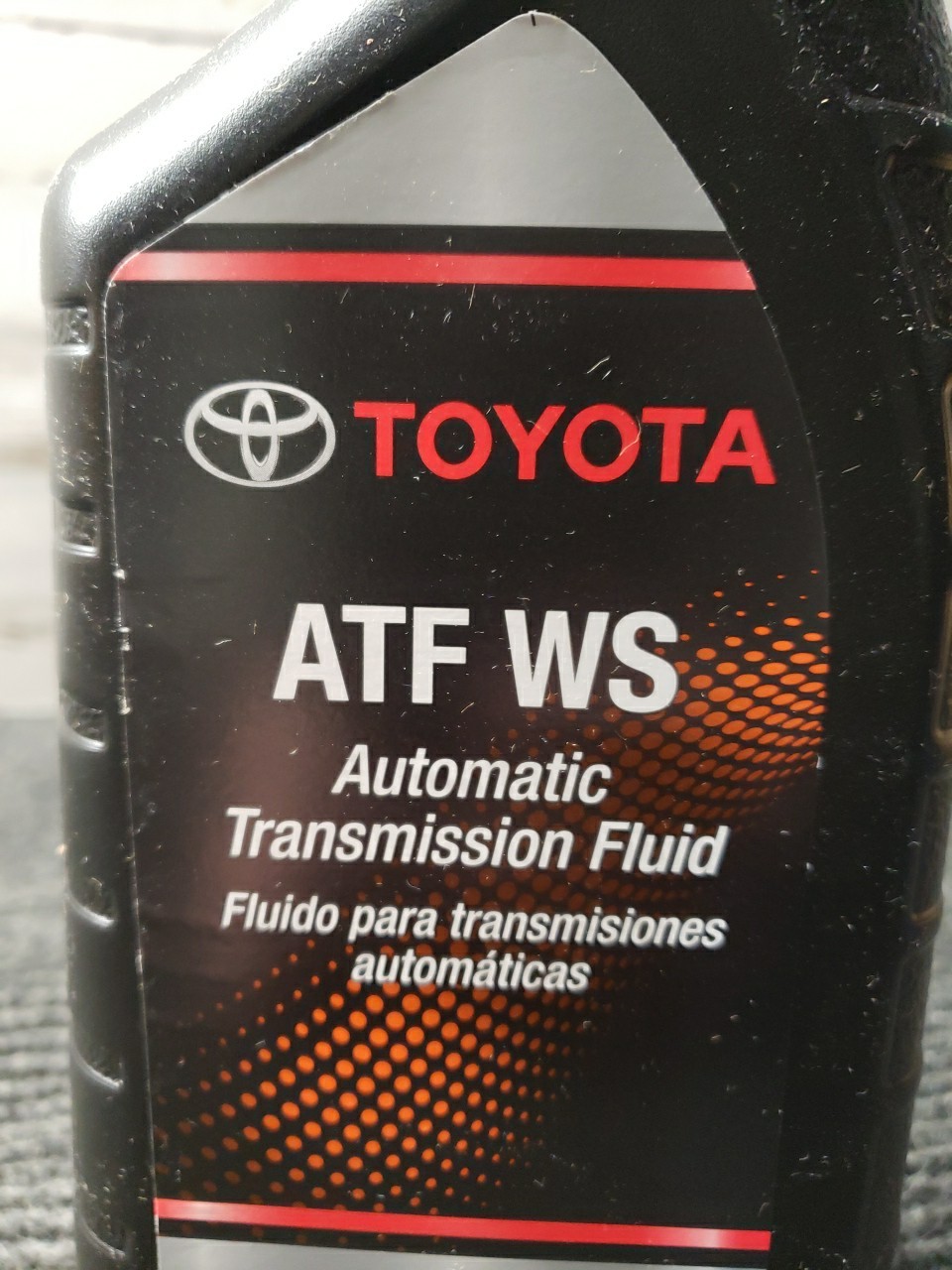 (1) Quart GENUINE TOYOTA ATF WS Automatic Transmission Oil 00289-ATFWS