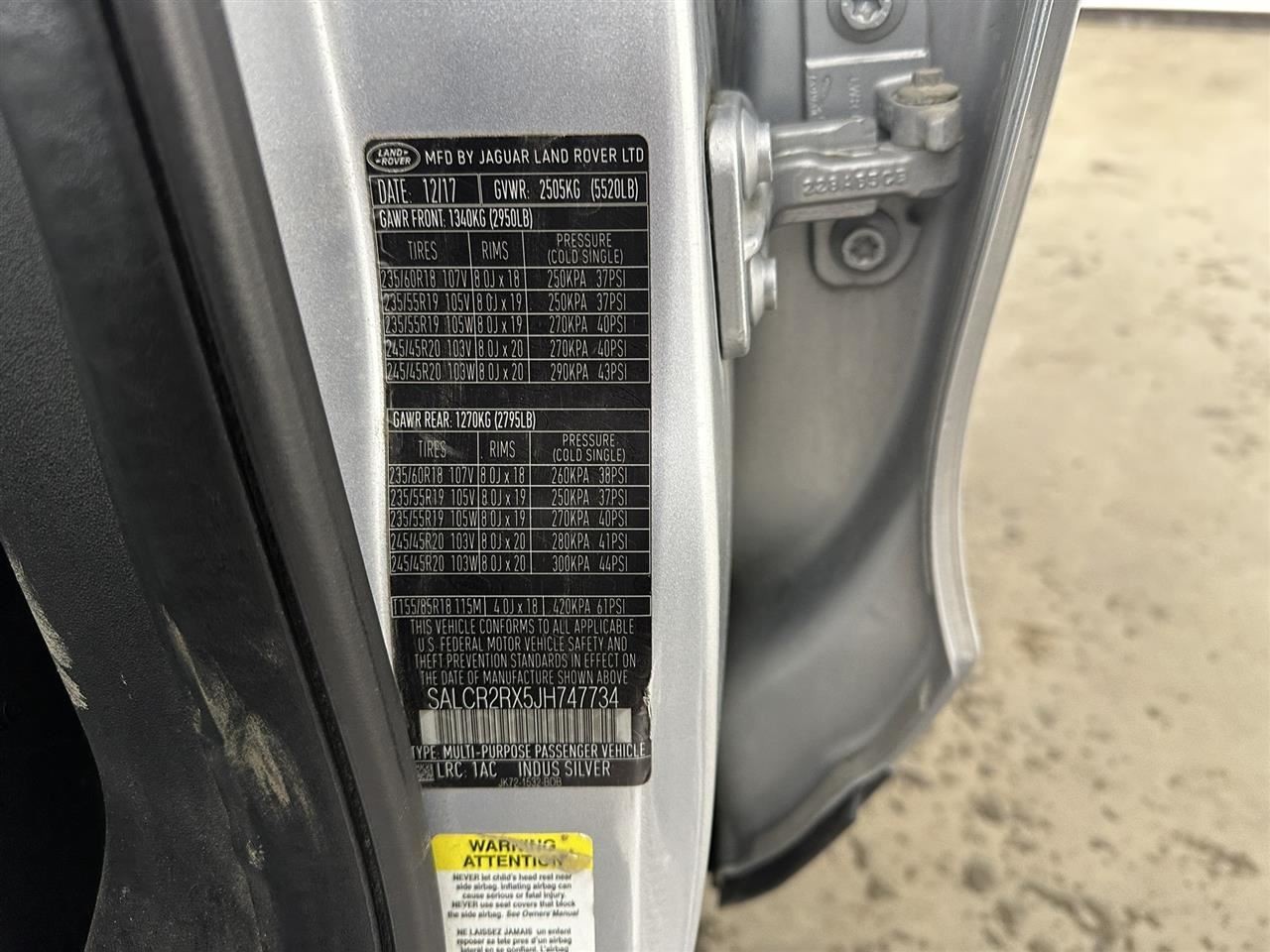 Automatic Transmission ID HJ327000CB Fits 18 E-PACE 2822894