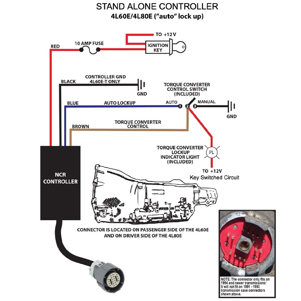 Stand Alone Controller NCR60E Full Manual Shift Automatic/manual Lock Up 4L60E