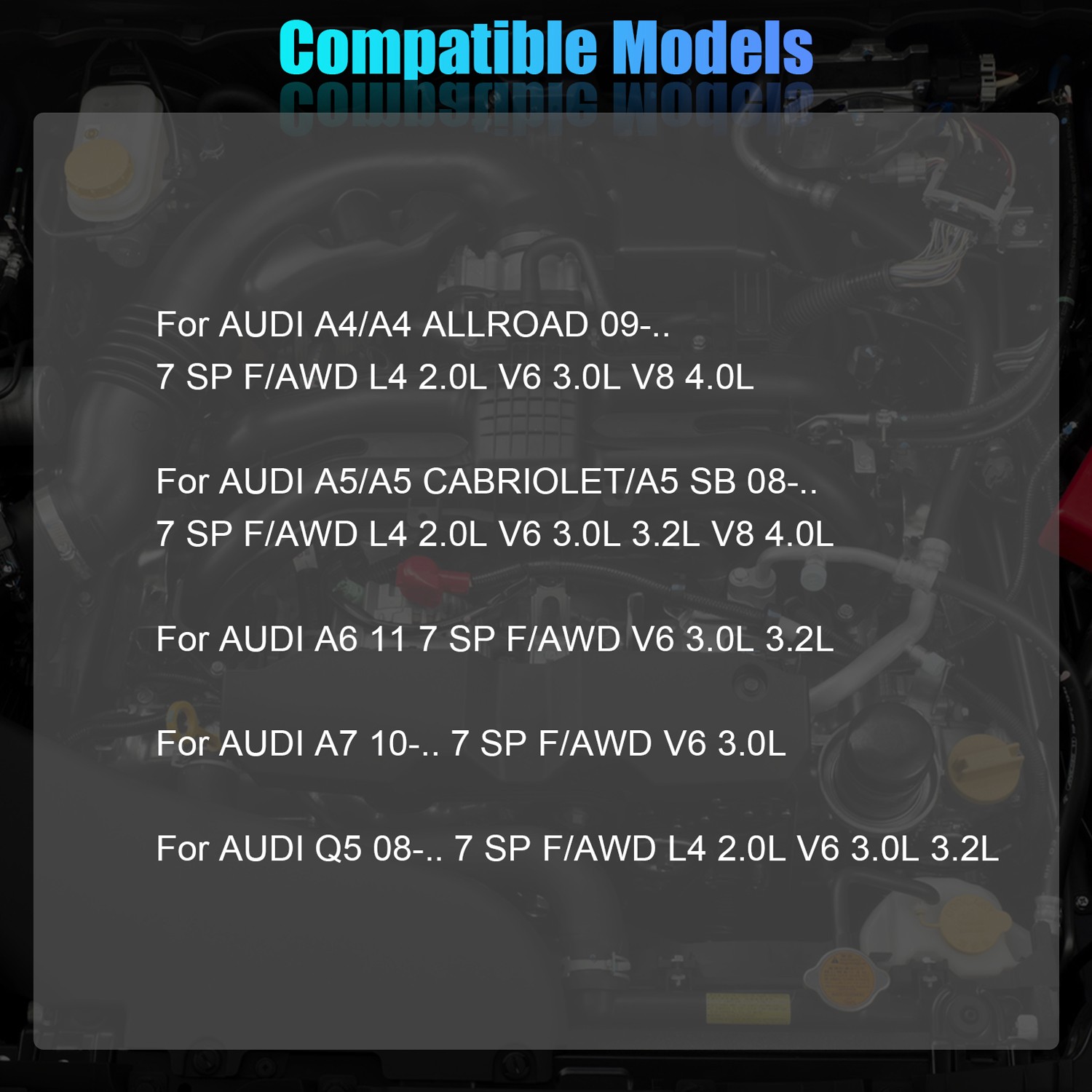 fit for Audi A4 A5 A6 A7 Q5 2008-2011 0B5 DL501 7Speed 0B5 Dual Wet Clutch USA
