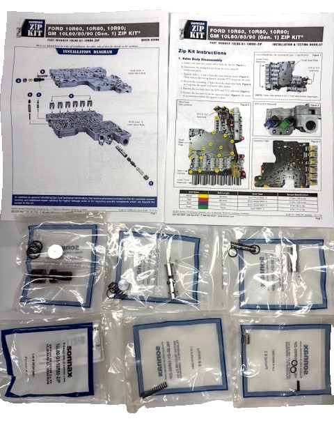 10R80/90 MAX rebuild kit w/frictions,pistons,filter,updated CDF drum and ZIP-KIT