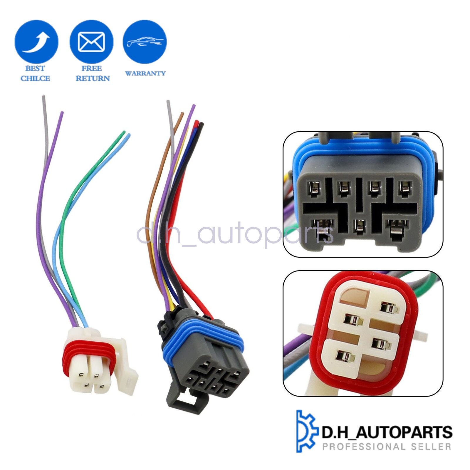 Neutral Safety switch connector 7-PIN&4-PIN Wire leads for 4L65E 4L60E 4L80E