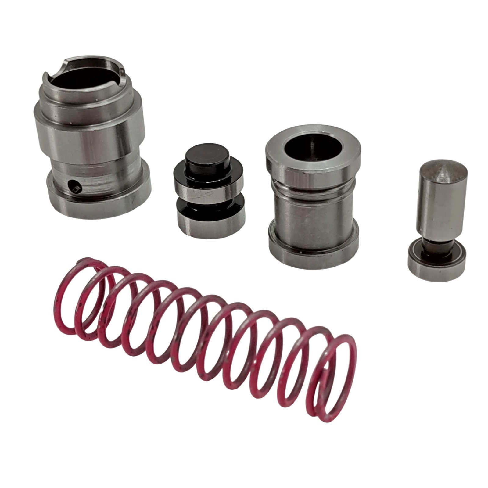 700R4 Pressure Boost Kit includes .500″ TV, .296 Reverse Valve & Pink PR Spring