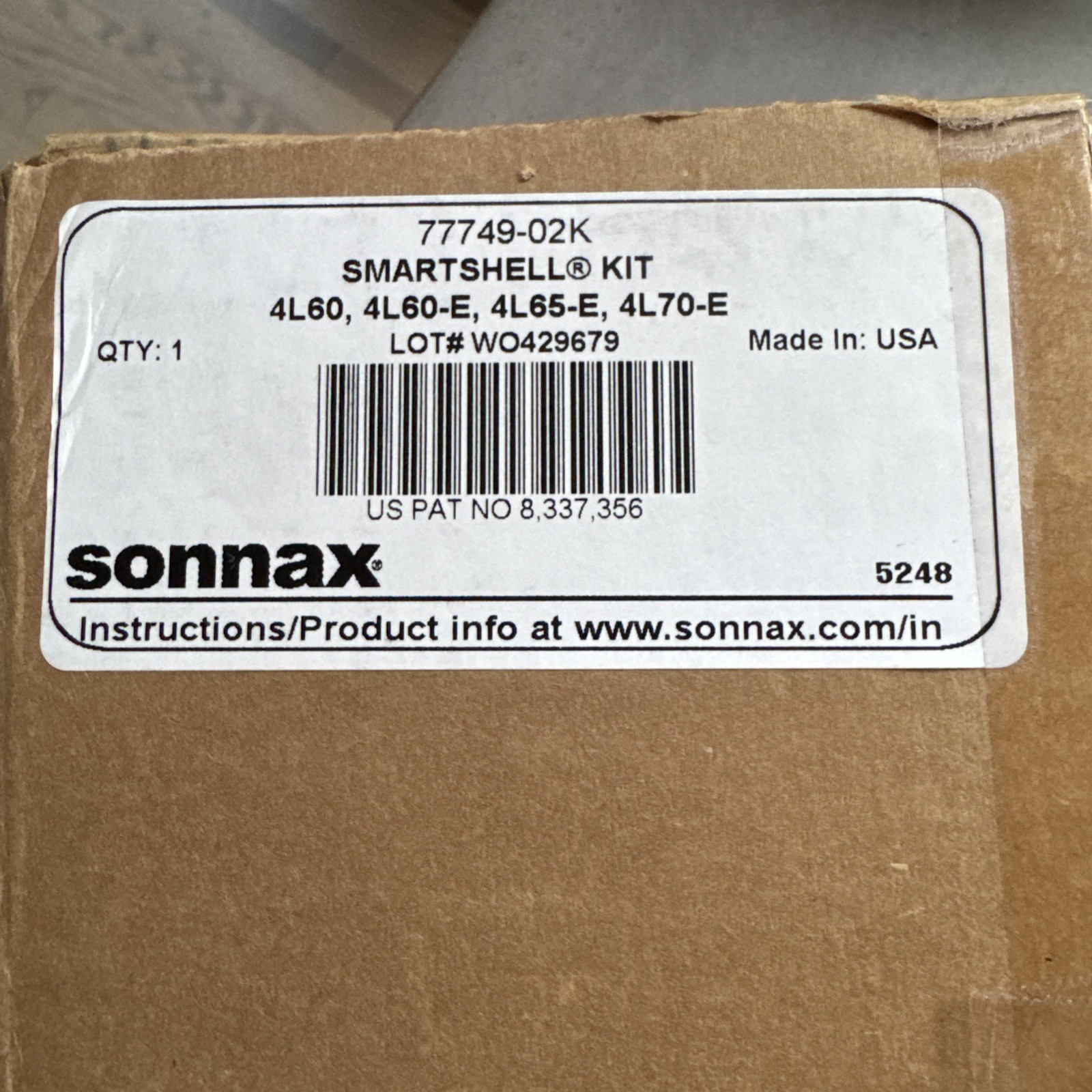 Sonnax Smart Sun Shell 77749-02K 4L60E 700R4 4L65E 4L70E SmartShell 1982-On