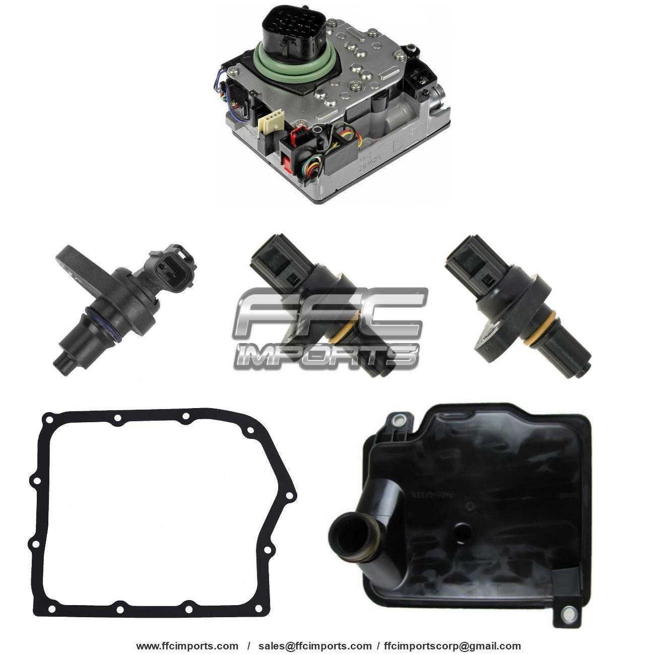 62TE Transmission Solenoid Block Transfer Speed Sensors SET Filter KIT 2006-UP