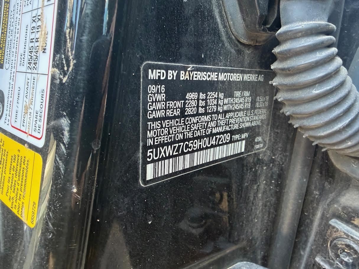 2017 Bmw X3 Automatic Transmission OEM | 2.0L | RWD | 169K Miles