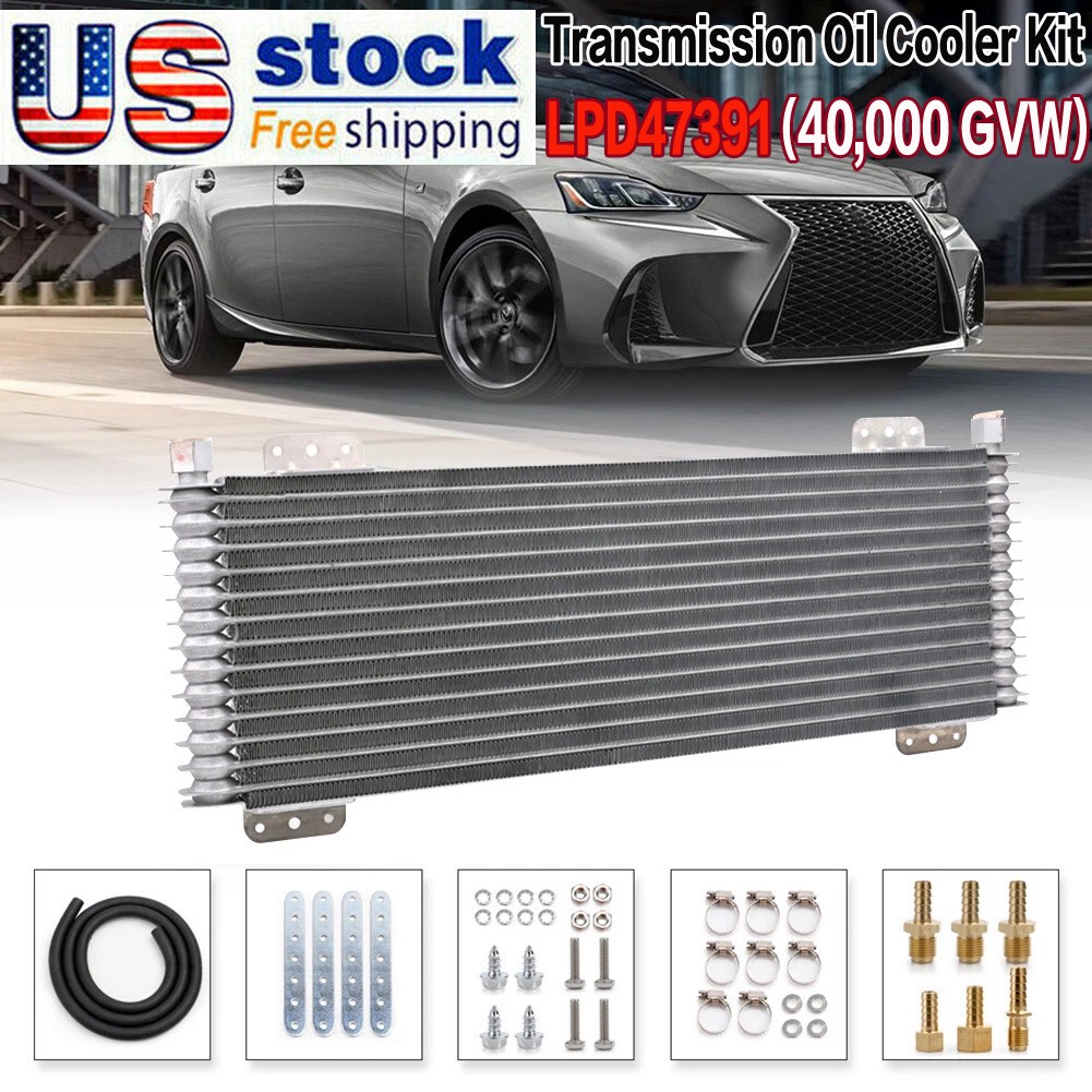 New TruCool Low Pressure Drop Oil Cooler Kit For 40000 GVW Replaces LPD47391