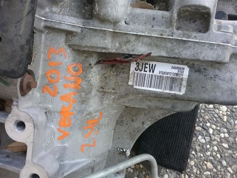 24265836 Automatic Transmission 2.4L Opt MH8 2WD FWD 2013 BUICK VERANO 2-10