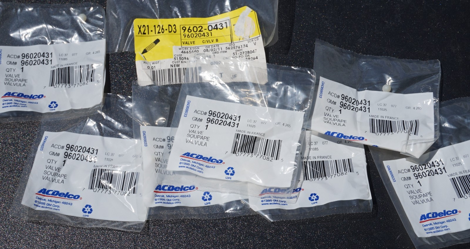 Genuine OEM 2003-25 GM Auto Trans Control Valve Body Check Ball 96020431 (Qty 7)