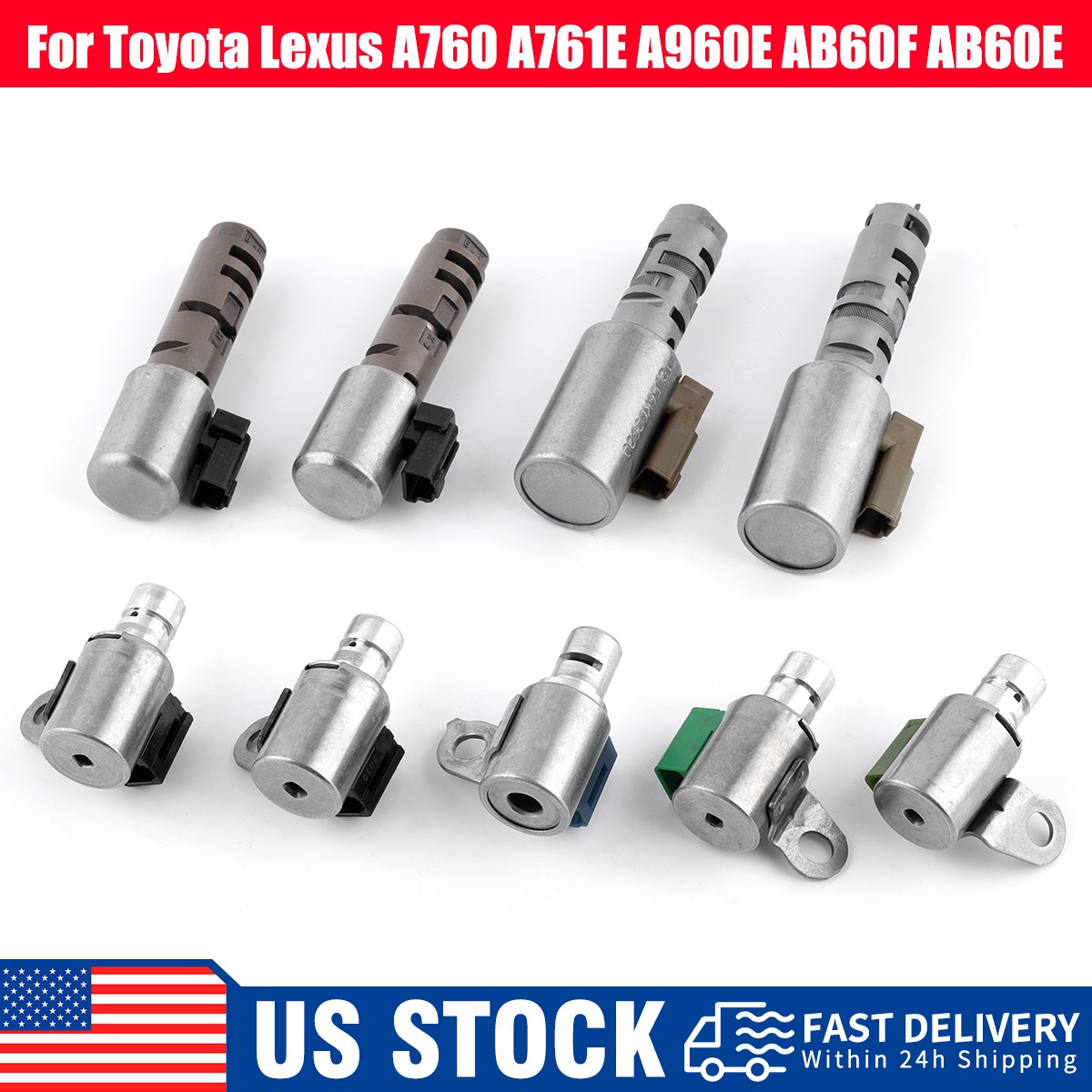 Transmission Solenoid Kits For 2004-2021 Toyota Lexus A761E A960E AB60F AB60E