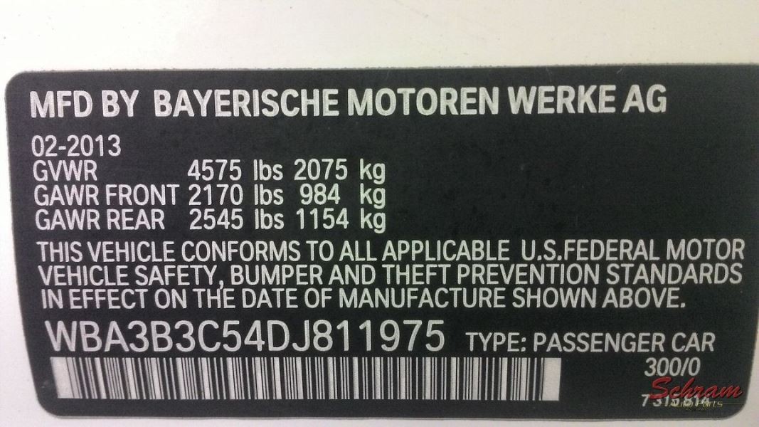 Automatic Transmission 28iX Thru 7/13 Fits 13-14 BMW X3 1945073