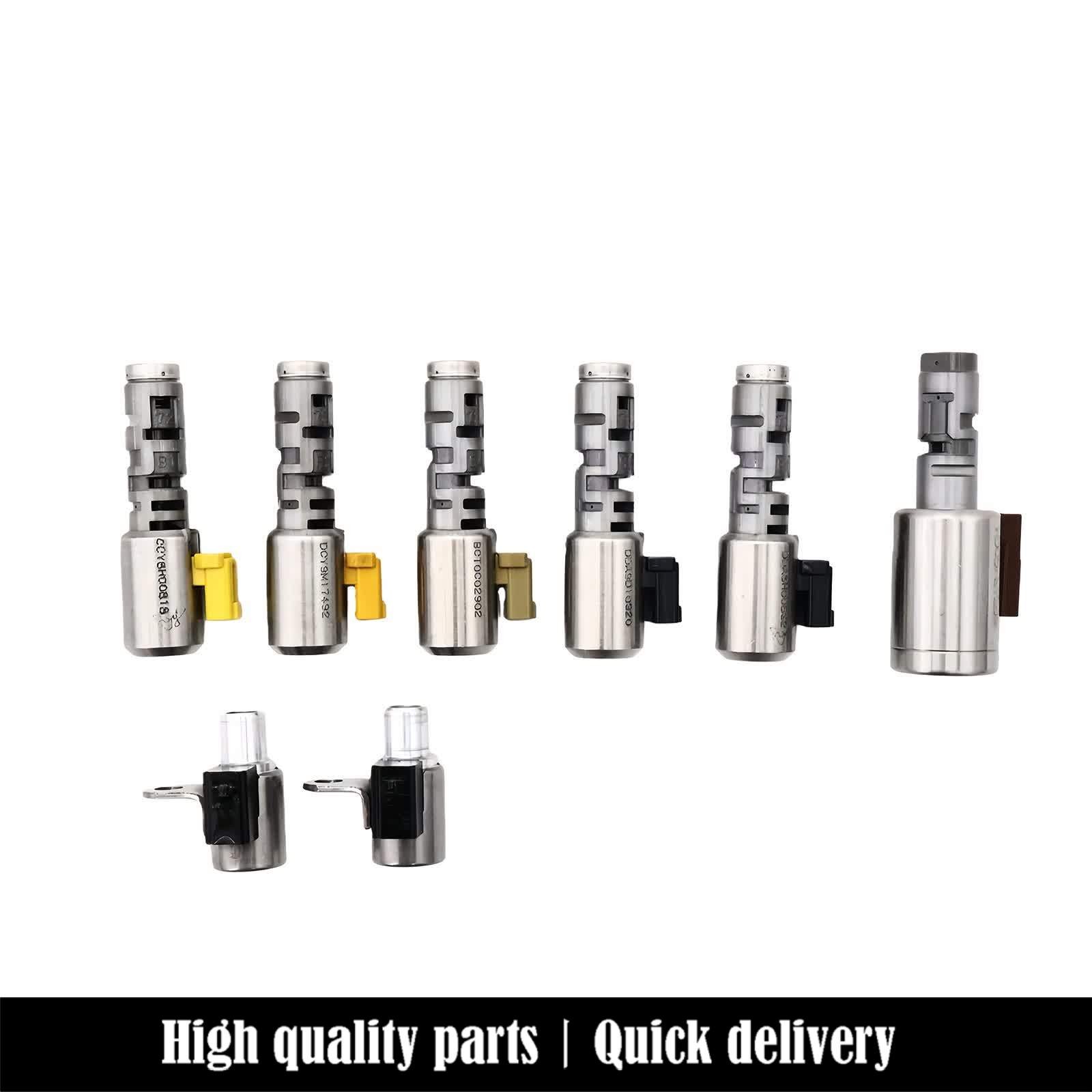 8Pcs 09G Transmission Solenoid Small Valve Fit VW Golf Jetta Passat 6 Speed AT