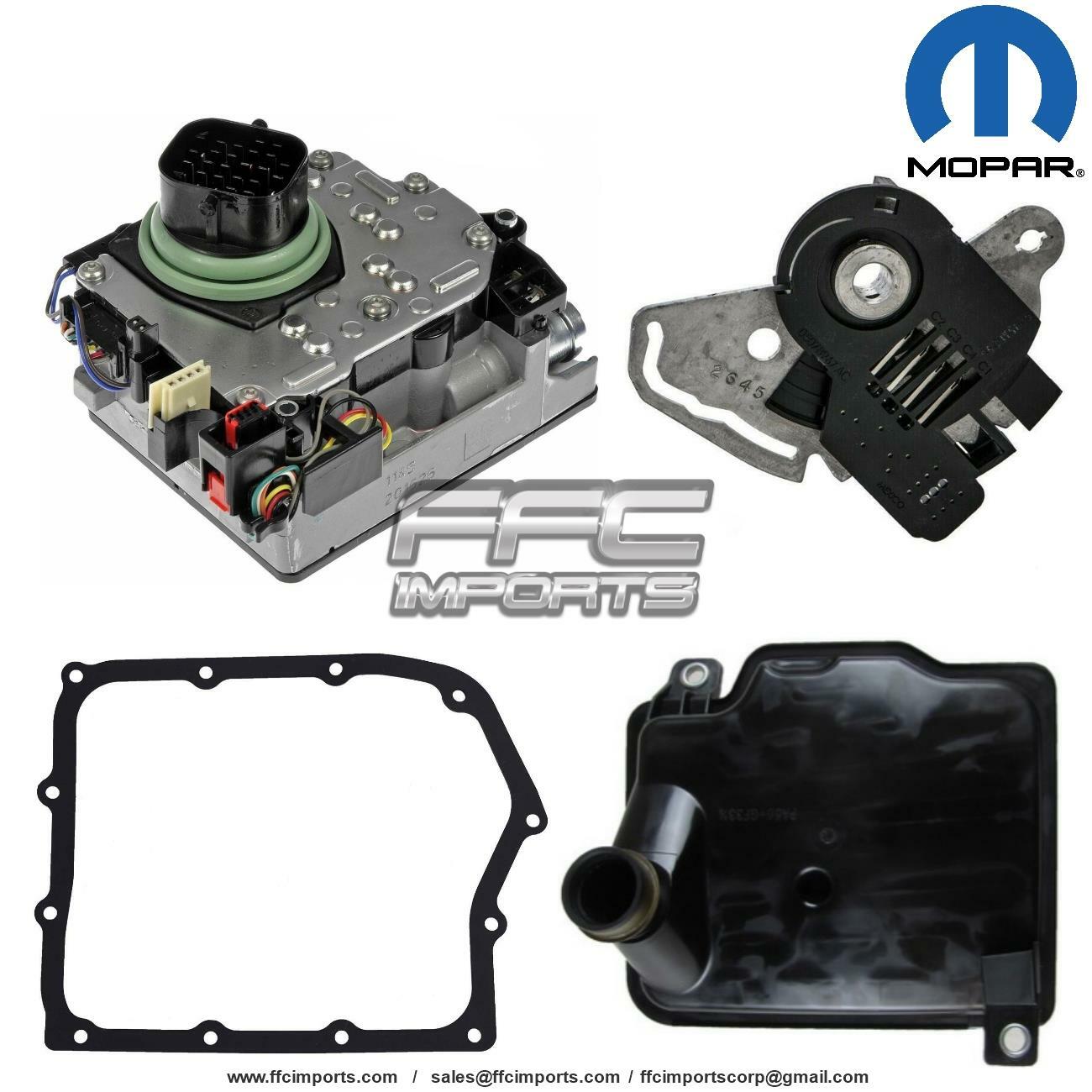 62TE Transmission MOPAR Solenoid Block Safety, Neutral Switch & Filter KIT 06-UP