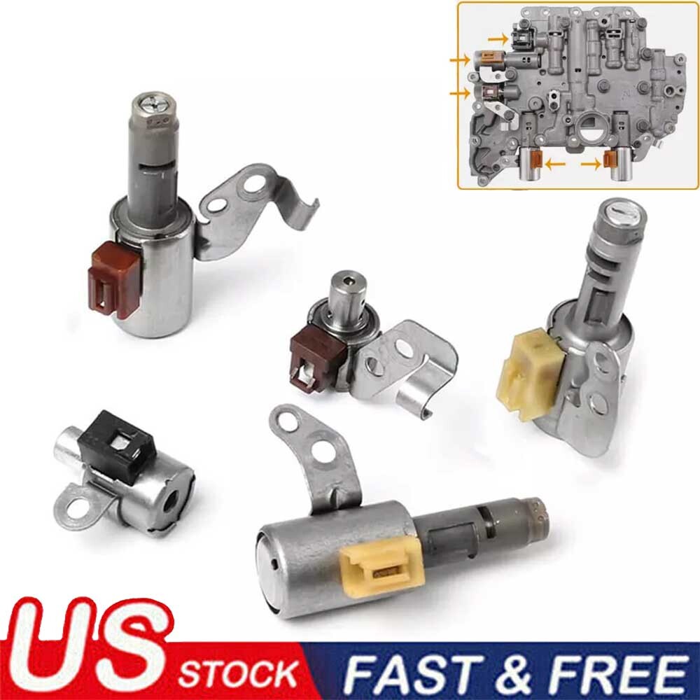 5PCS/ SET Transmission Shift Solenoid For Toyota/Lexus U140E/F U240E/F U241E