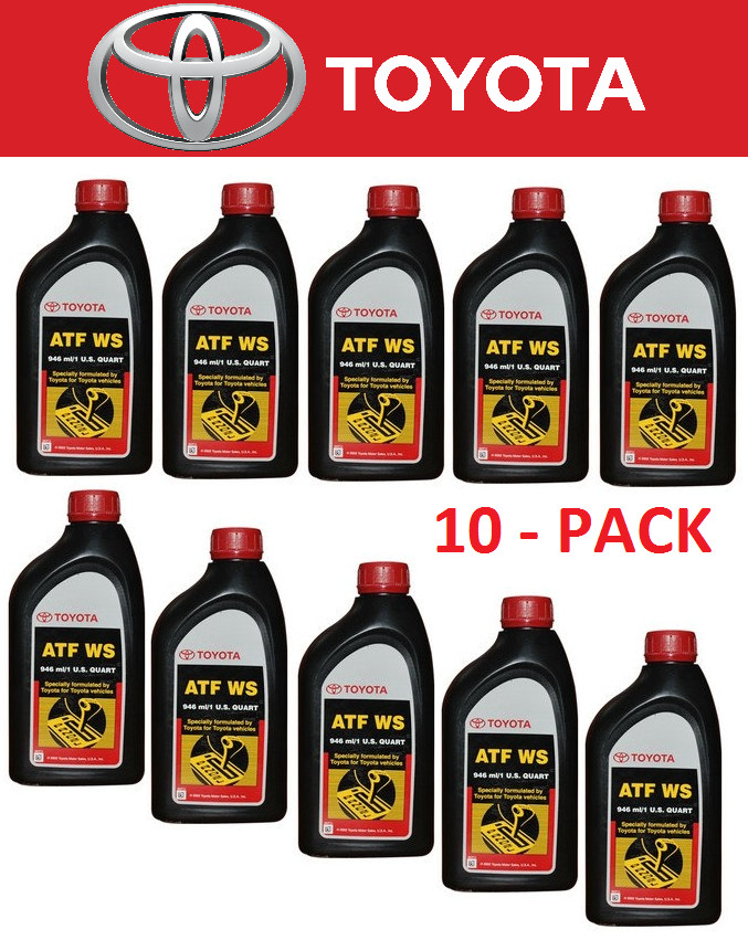 10-Quart GENUINE ATF WS Automatic Transmission Fluid ATFWS FOR TOYOTA Lexus