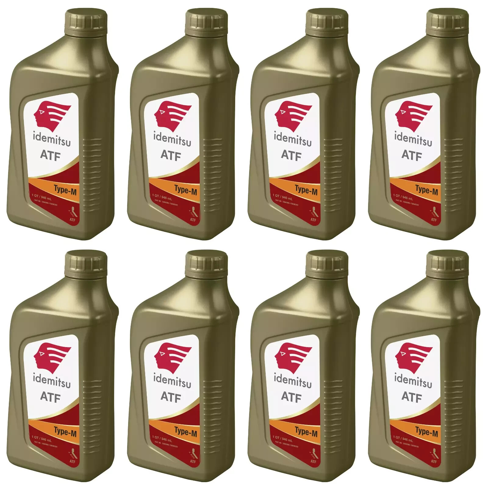 For Auto Trans Type M Fluid IDEMITSU OEM Set of 8 for Mazda M5 A/T Brand New