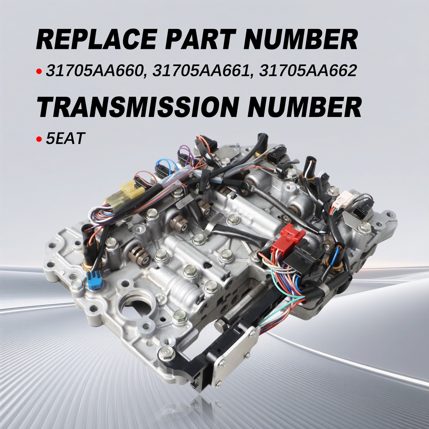 5EAT Valve Body w/Solenoids For 2008-2009 Subaru Outback Legacy Tribeca 3.0L