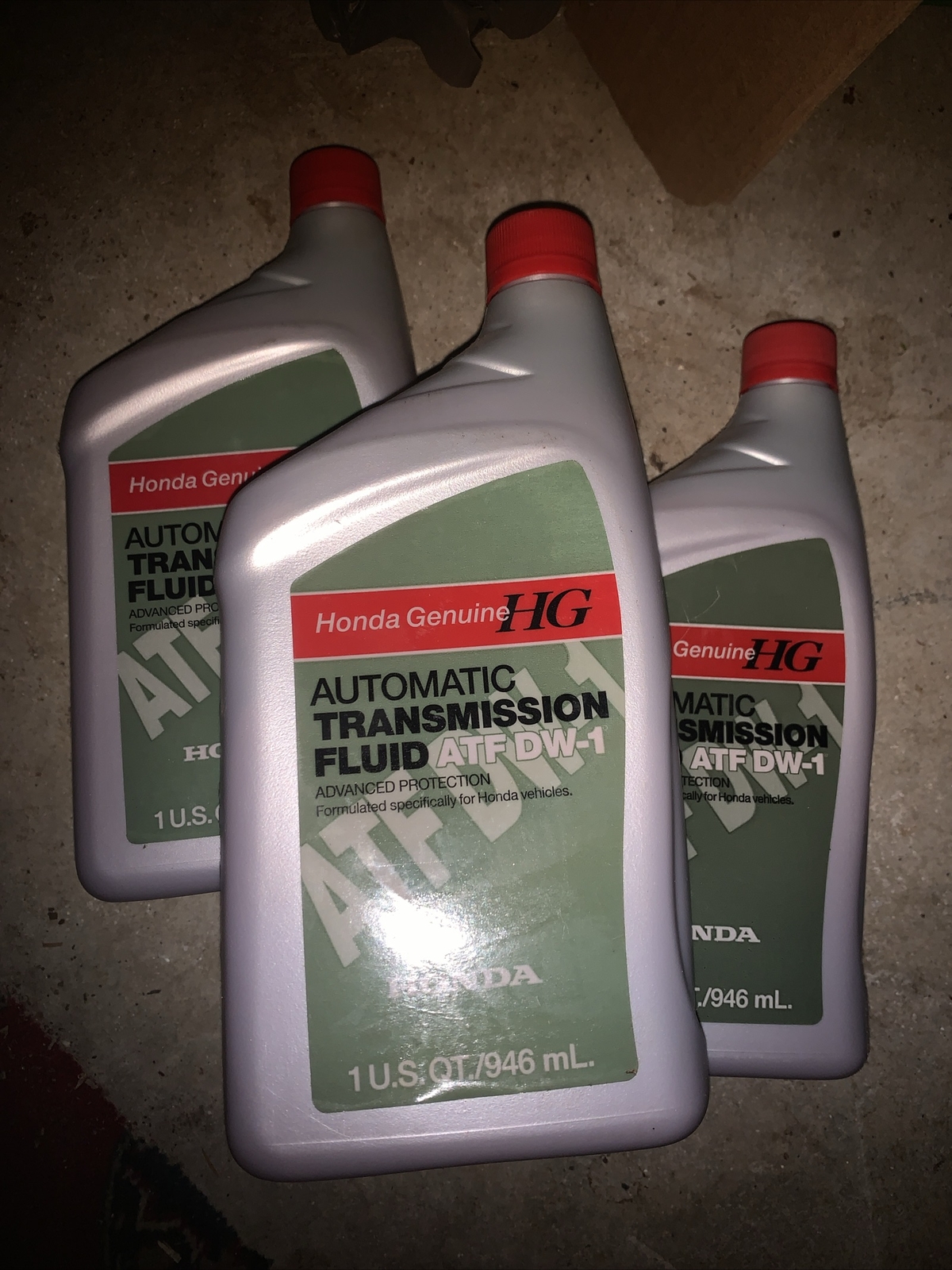 3 Qts Genuine Honda ATF Automatic Transmission Fluid DW-1 Cr-v Accord Civic