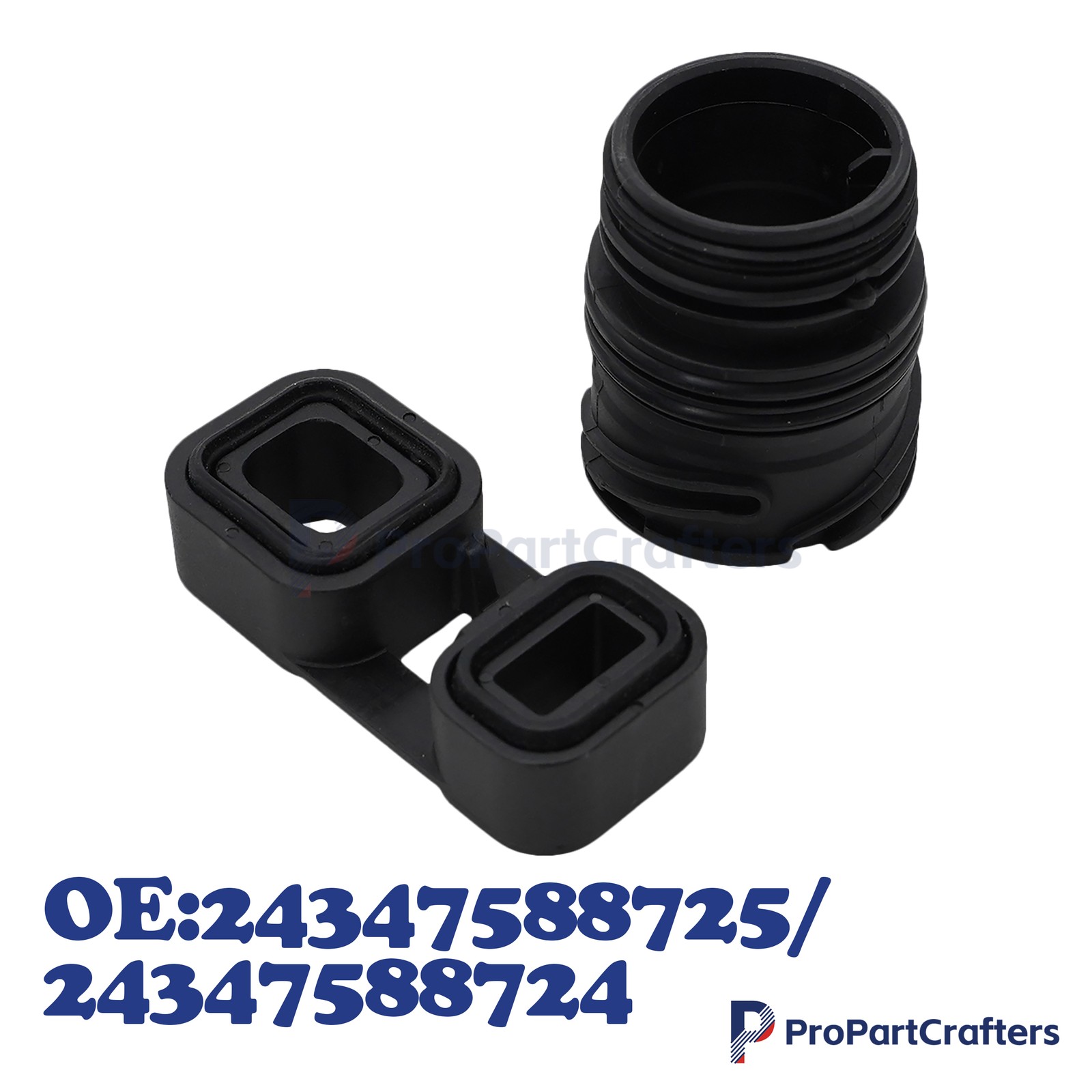 NEW 24347588725 24347588724 For BMW Mechatronic Sealing Sleeve+Adapter US