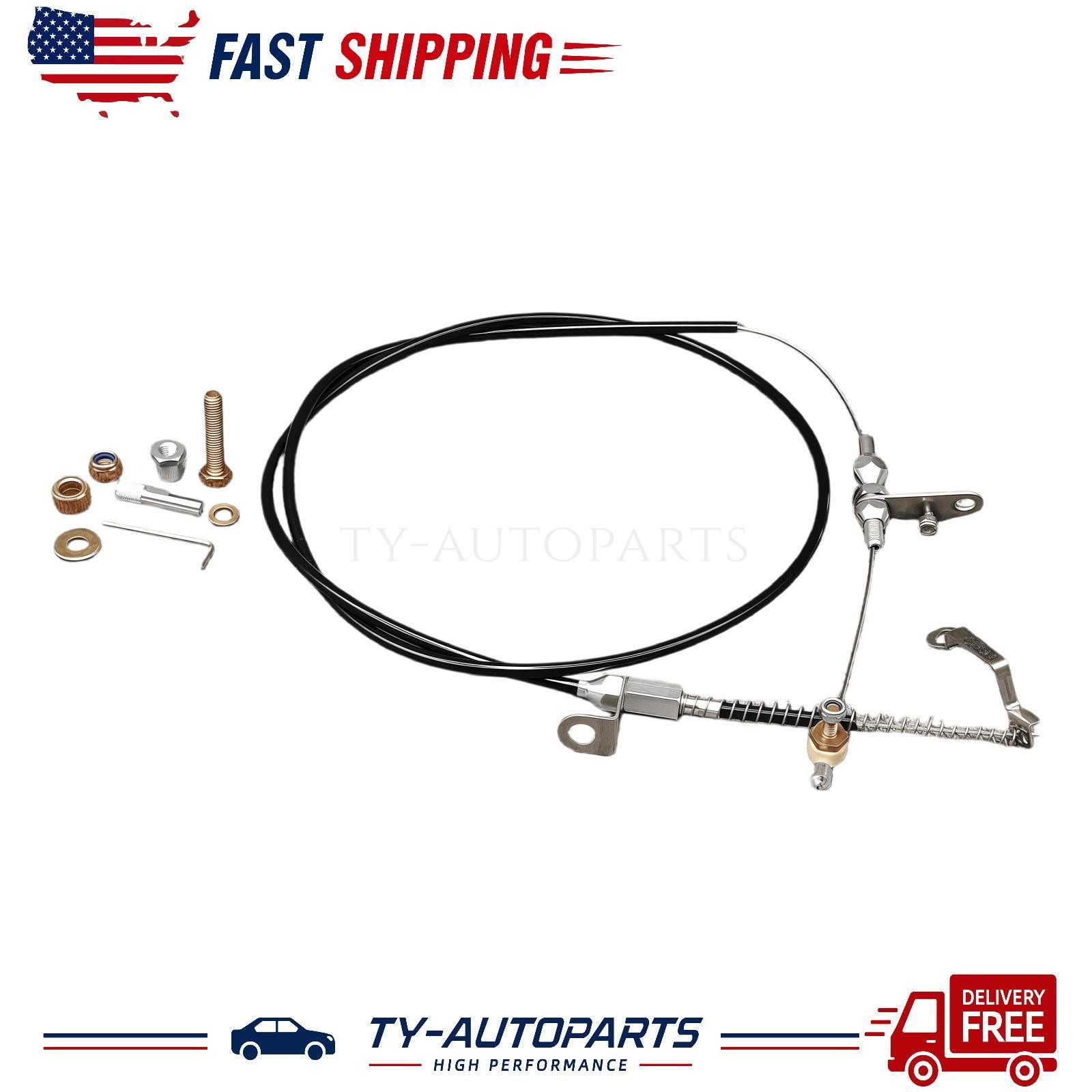 New Black Kickdown Cable Kit For Ford/AOD Lokar KD-2AODU USA