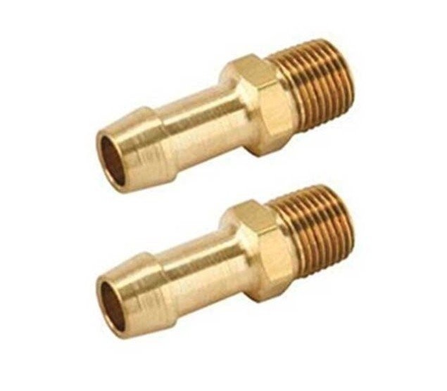 Brass Transmission Radiator Cooler Line Fitting Set For 1964-1973 Ford Mustang