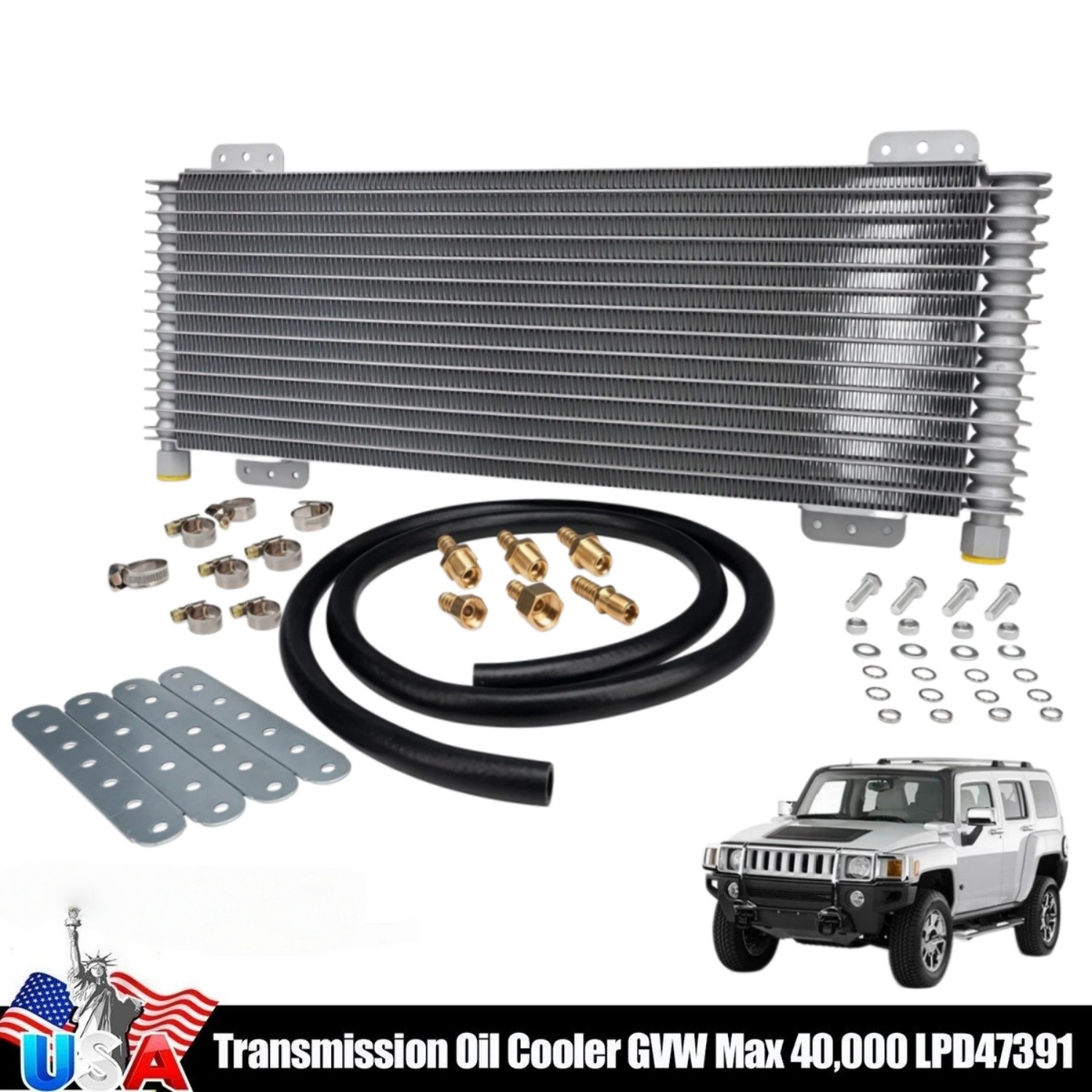 Tru Cool 40K Automatic Transmission Oil Cooler GVW Max LPD47391 HeavyDuty W/Box