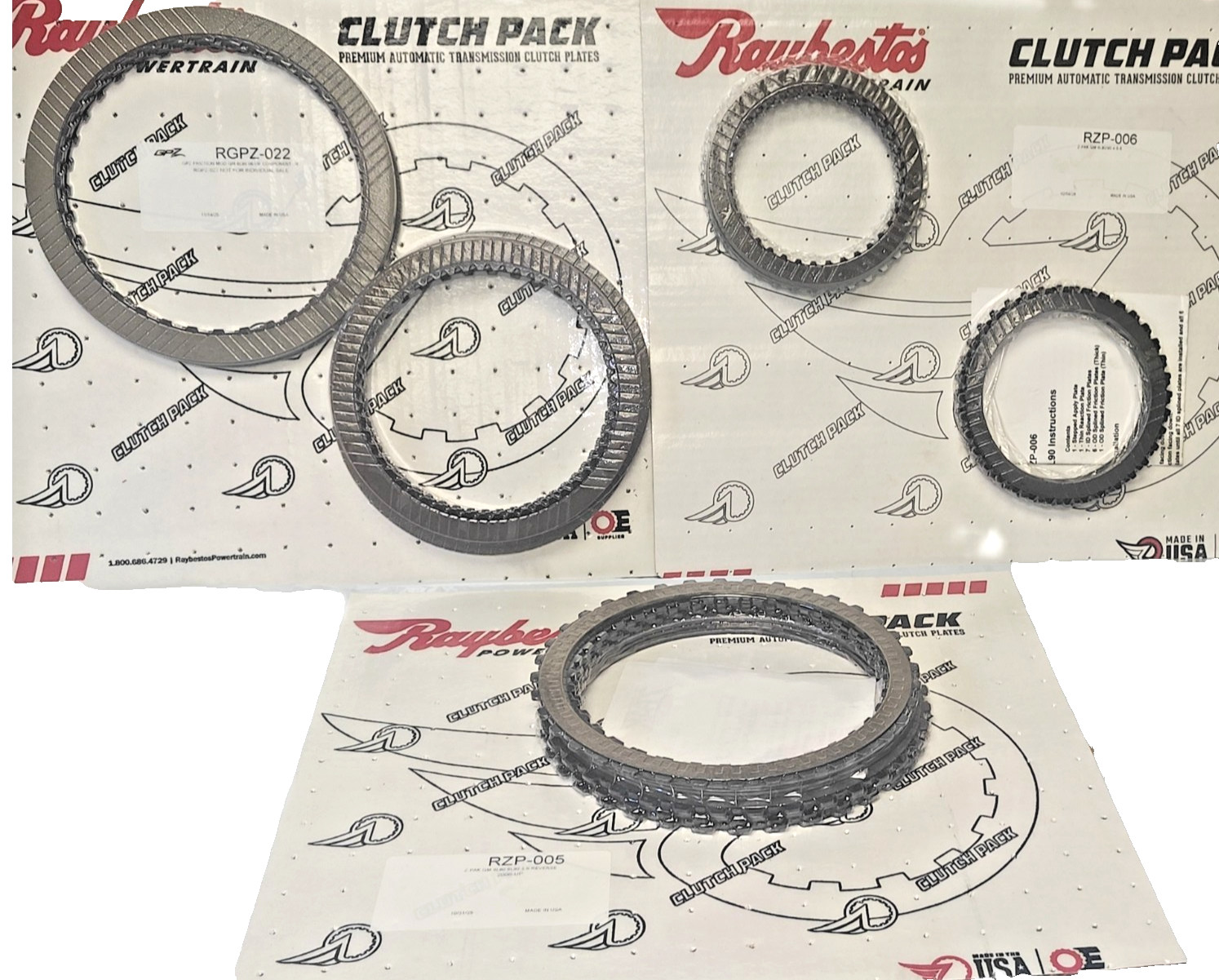 .For GM 6l80 6l80e 6L90 GPZ FRICTION CLUTCH PACK Raybestos RGPZ-027