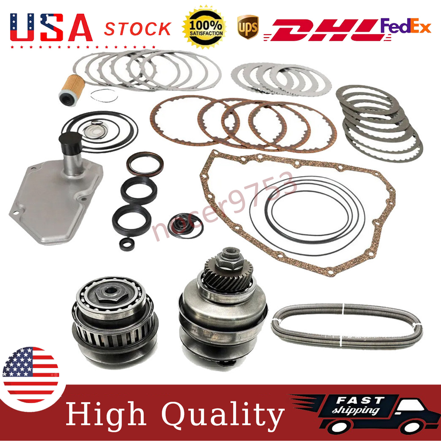 JF015E RE0F11A Transmission Master Rebuild Kit & Pulley Set W/ Belt For Nissan