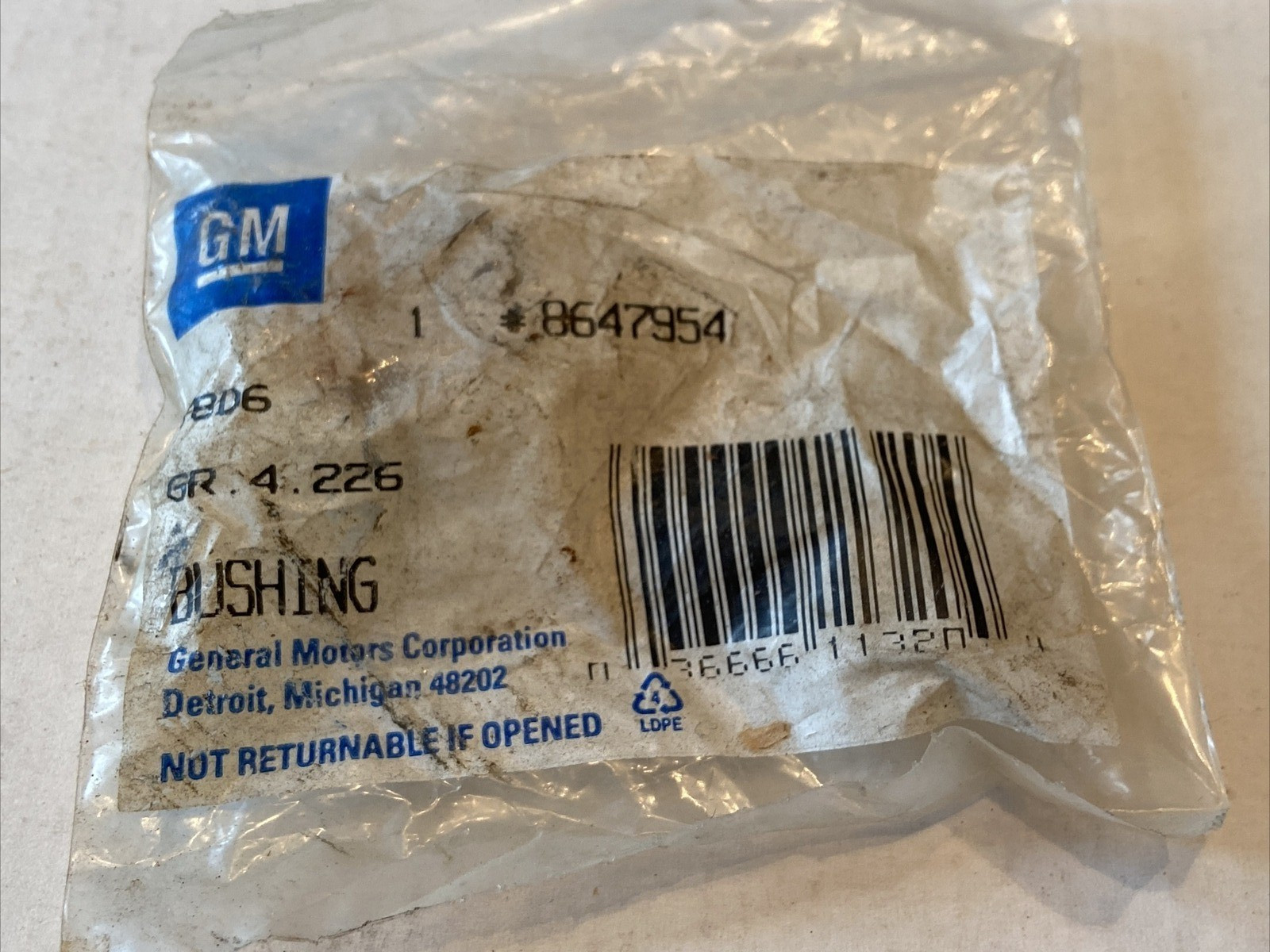 NOS OE GM 8647954 Auto Trans Internal Gear Bushing ACDelco GM Original Equipment