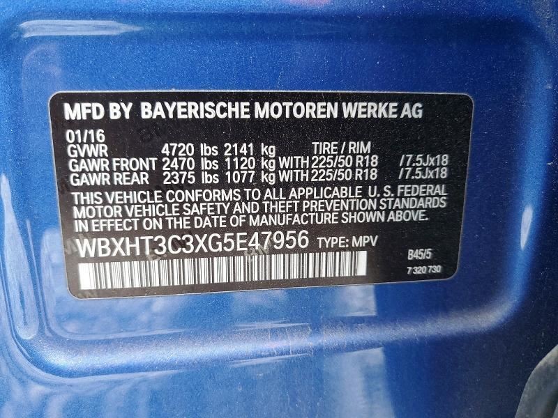 Automatic Transmission 2.0L AWD Thru 12/31/18 Fits 16-19 BMW X1 1448551