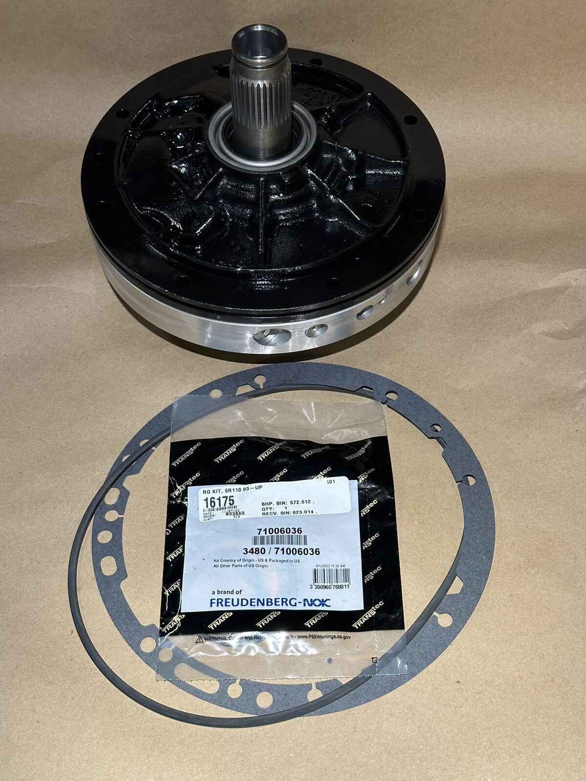 5R110W TORQSHIFT TRANS PUMP ASSY REMAN 5C3P 2005-UP NEW GEARS & SEALING RING KIT