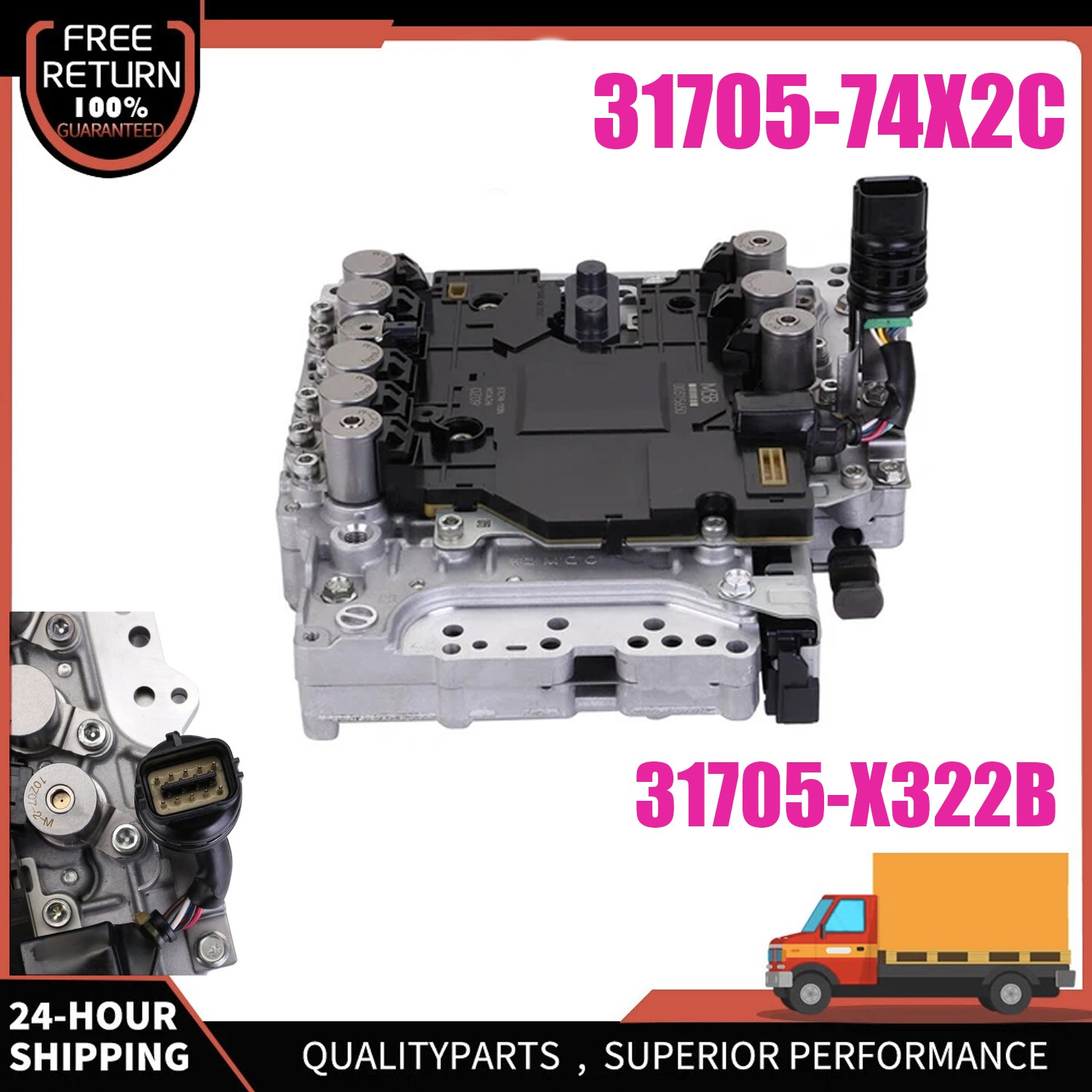 Heavy Duty Valve Body TCM 31705-74X2C Fits For Infinity Q50 3.0L 3.7L 2014-2016