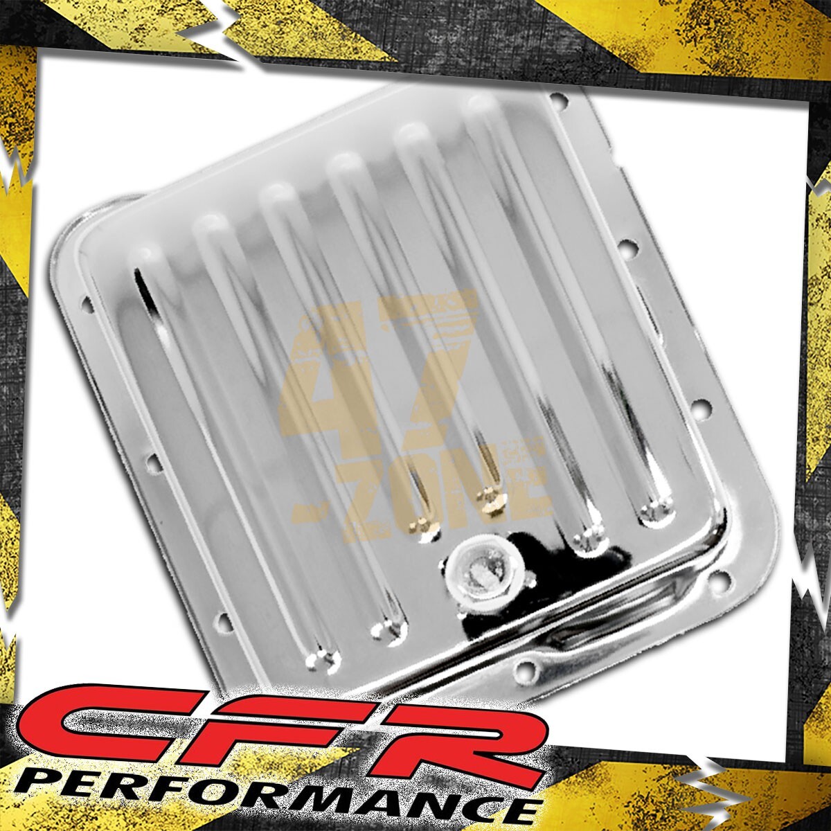 For Ford C4 STEEL For Transmission Pan (Case Fill Style) – Chrome