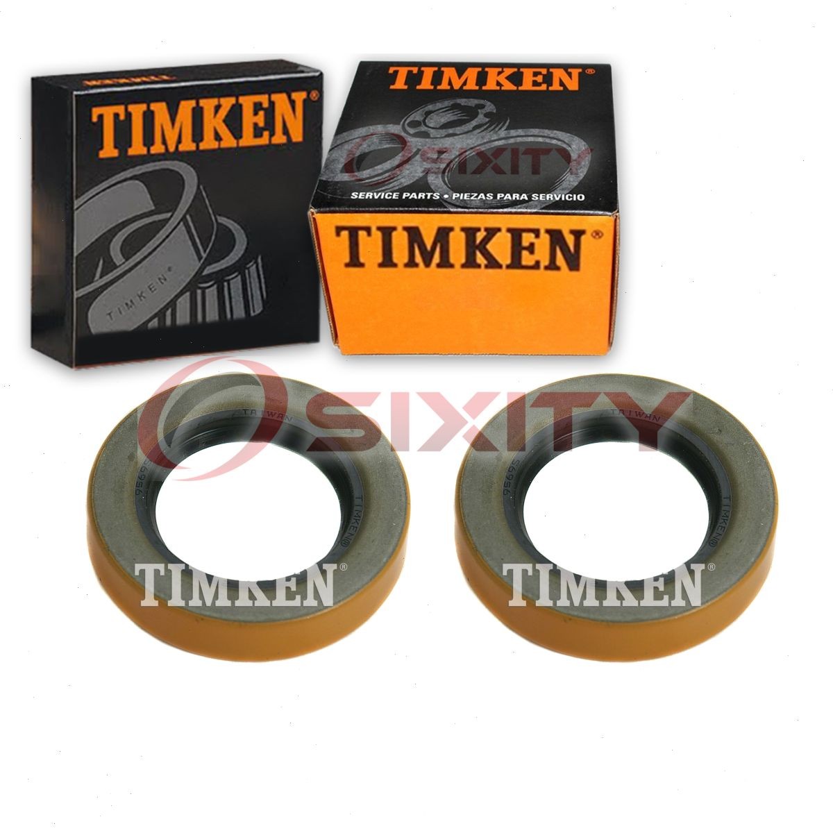 2 pc Timken Rear Wheel Seals for 1962-1972 Ford Ranchero Driveline Axles du