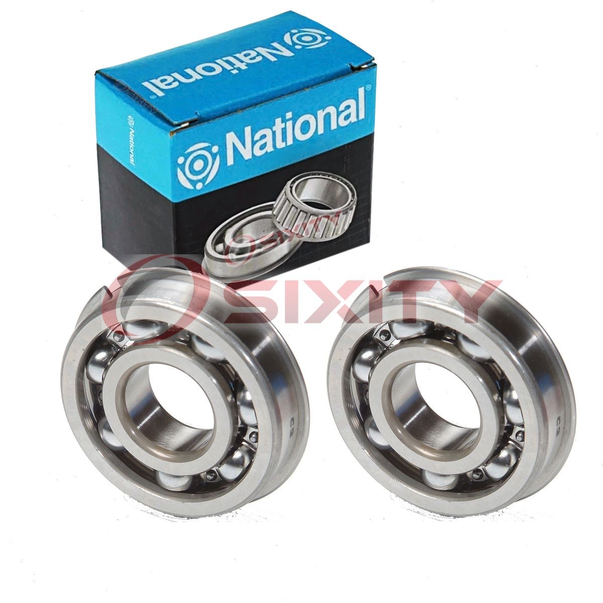 2 pc National Front Transfer Case Output Shaft Bearings for 1979 GMC K2500 rt