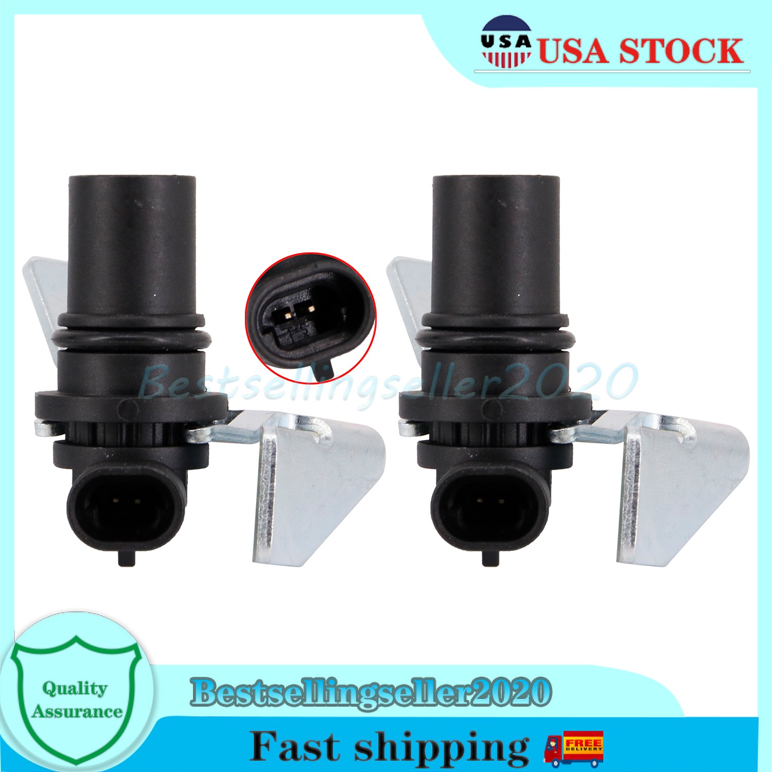 2PCS Input & Output Speed Sensors 24203876 for all GM Products 4L80E Automatic T