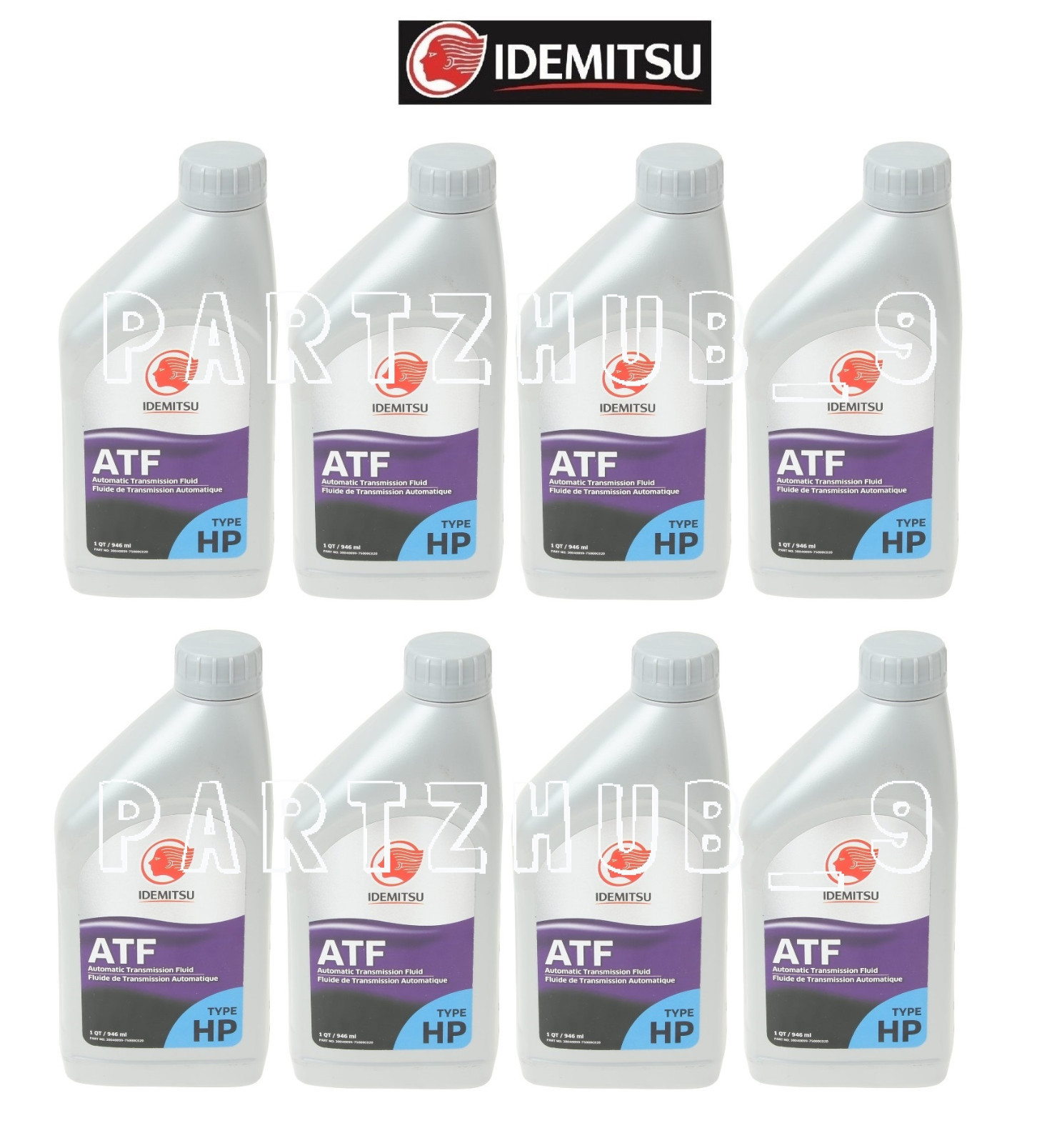 For Set of 8 Quart Container HP Type Automatic Transmission Fluid for Subaru