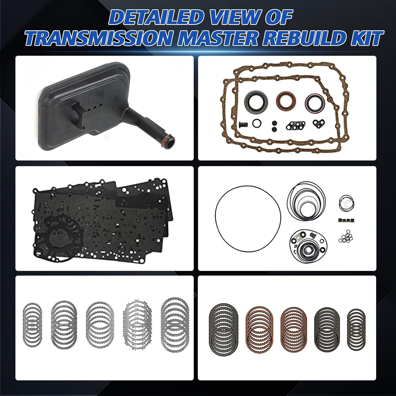 Trans Rebuild Kit W/Filter 6L90E 6L80 For ESCALADE STS-V EXPRESS 1500 2500 4500