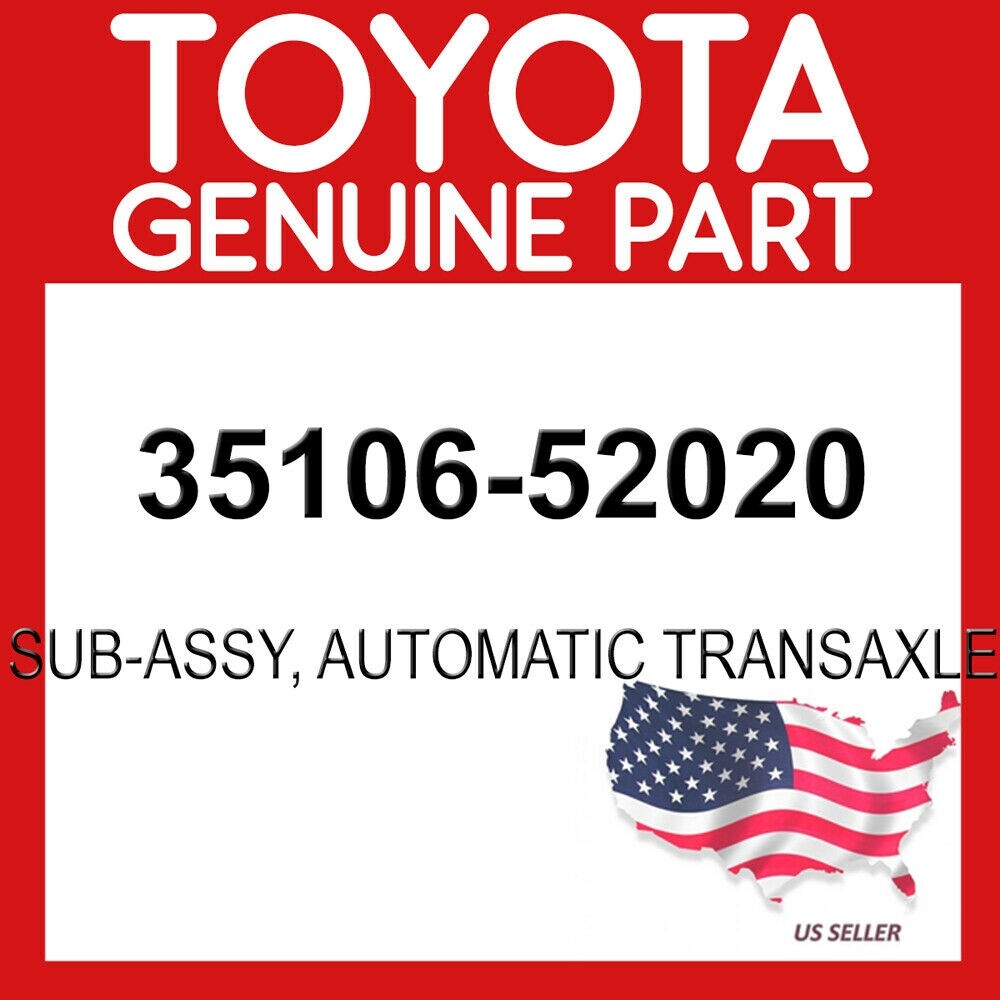 Toyota Genuine 35106-52020 Pan Sub-Assy Automatic Transaxle Oil OEM 3510652020