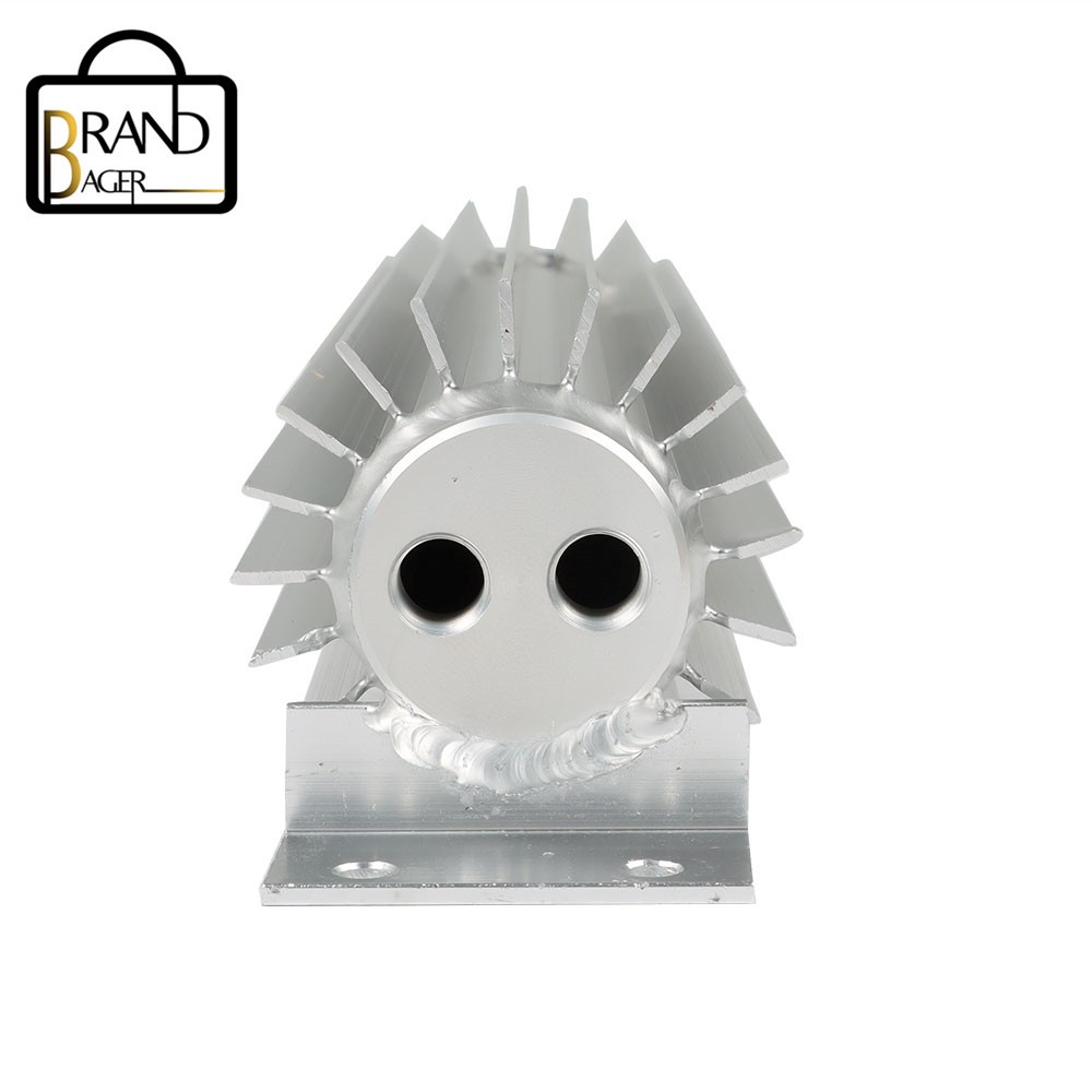 Transmission Oil Cooler 12″ Dual Pass Aluminum Finned For Hot Rod Cars Universal