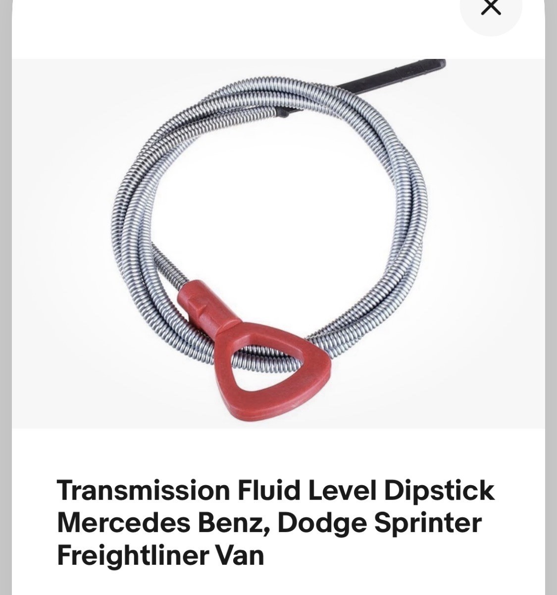 Transmission Fluid Level Dipstick Mercedes Benz Dodge Sprinter 48.03”