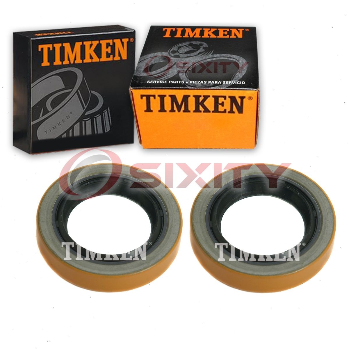 2 pc Timken Rear Wheel Seals for 1999-2003 Dodge Ram 3500 Van Driveline jv
